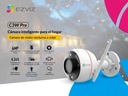 CAMARA IP, EZVIZ, EXTERNA, WIFI  4 MP  , 2.8 MM, MICROFONO, PARLANTE, SLOT SD, IR 30MT (A0-1F4WFL) *NUEVA*