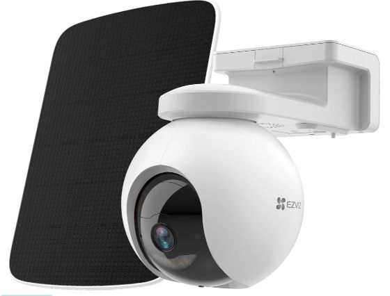 CAMARA IP, EZVIZ, PT , EXTERIOR, 2K (4MP), MODEM 4G, BATERIA , *PANEL SOLAR INCLUIDO*, MODELO: (CS-EB8-R100-1K3FL4GA-LA)