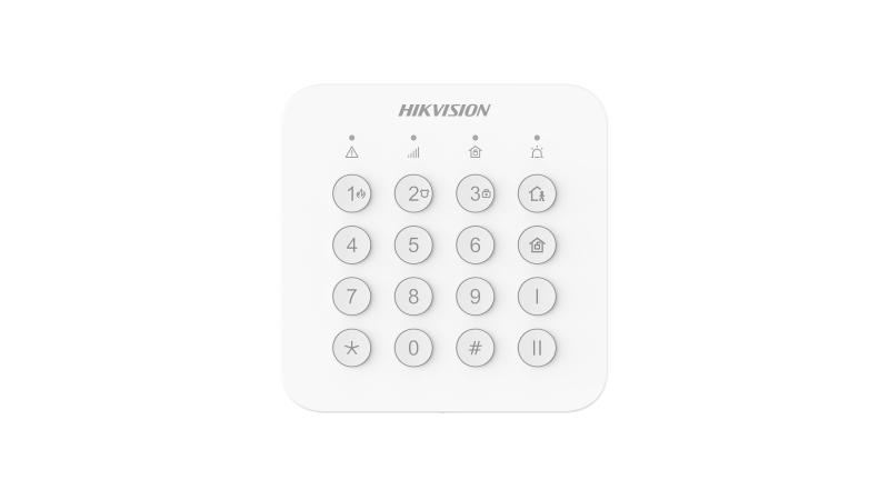 TECLADO INALAMBRICO AXHOME DE HIKVISION, LED INDICADOR, FUNCIONES DE ALARMA DE FUEGO, PANICO Y MEDICA