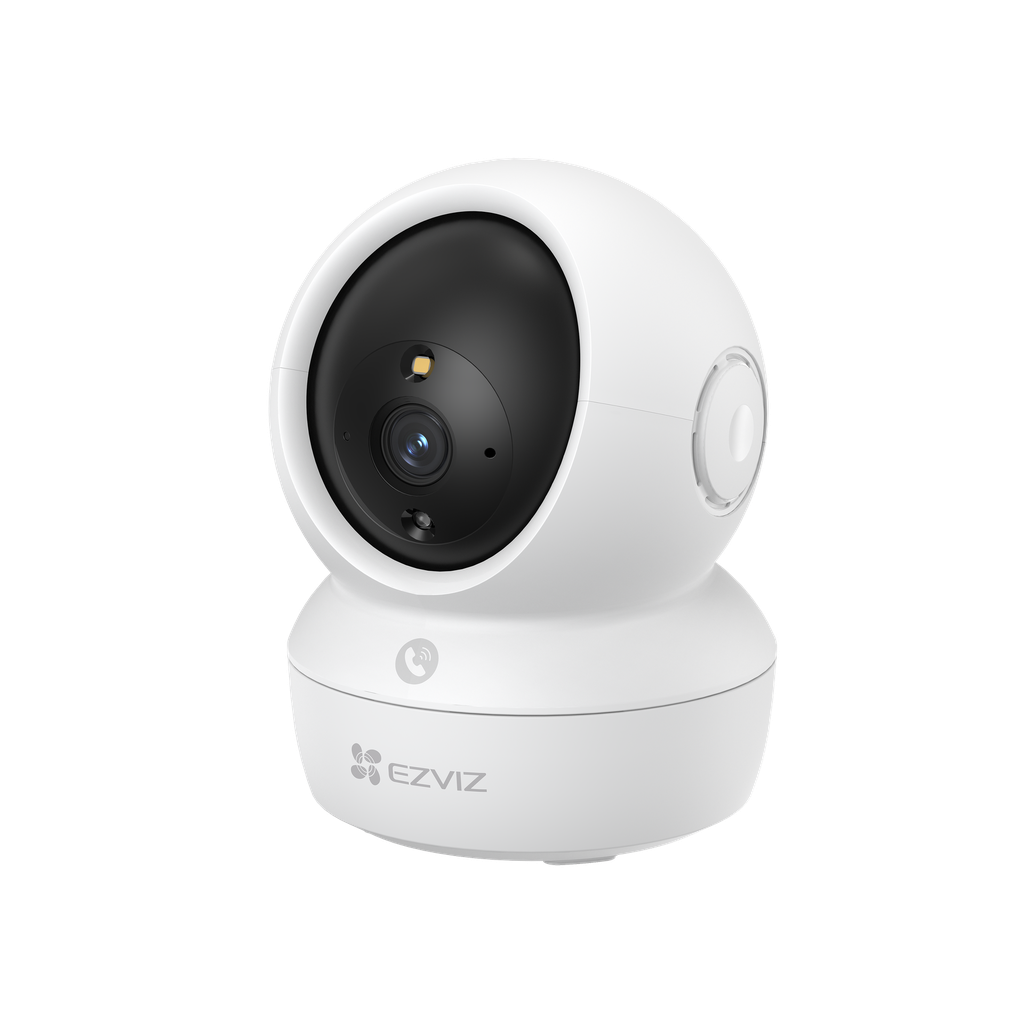 CAMARA IP, EZVIZ, PT,  2MP, DETEC. HUMANO, AUDIO BIDIRECCIONAL,  BOTON TACTIL DE LLAMADA, (CS-H6c-R105-1L2WF (4mm))