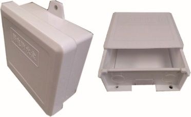 CAJA ESTANCA CON TAPA DESLIZABLE, USO INTERIOR
