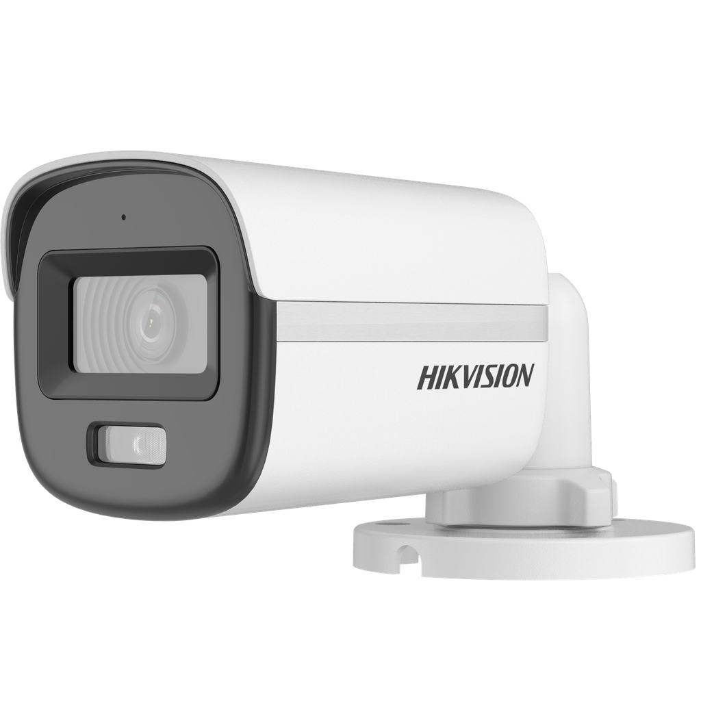 CAMARA HIKVISION, BULLET, COLORVU DUAL, 5MP, 2.8MM,  EXIR Y/O LUZ BLANCA 20M, IP67, MIC AUDIO POR COAXIAL
