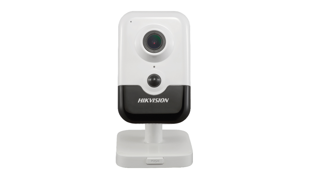 CAMARA IP, HIKVISION,  INTERIOR, 2MP, 4 MM, MICROFONO Y PARLANTE, POE , SLOT SD