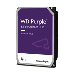 [DISCOHD4TWD] DISCO RIGIDO WD PURPLE DE 4 TB SATA P/ VIDEO VIGILANCIA  *1 DISCO POR DVR O NVR*