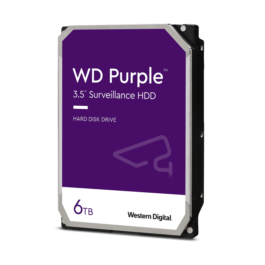 [DISCOHD6TWD] DISCO RIGIDO WD PURPLE DE 6 TB SATA P/ VIDEO VIGILANCIA  *1 DISCO POR DVR O NVR*