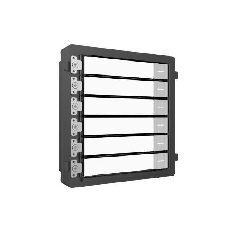 [DS-KD-KK] MODULO PULSADOR SIMPLE CON 6 BOTONES DE LLAMADA PARA ESTACIÓN IP EXTERIOR