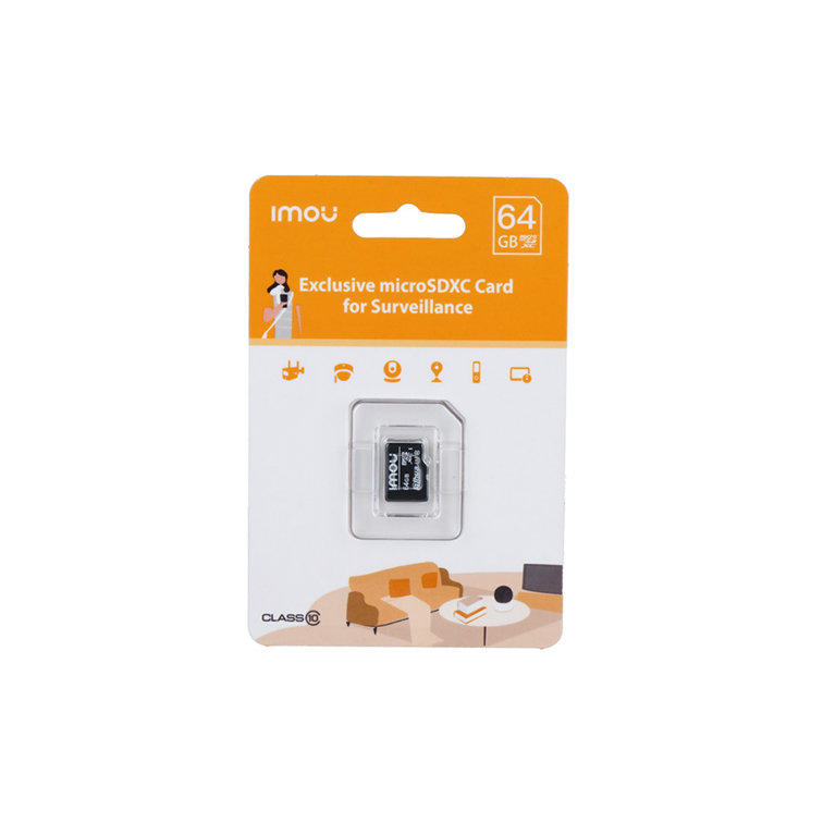 [ST2-64-S1] TARJETA DE MEMORIA MICROSD 64GB IMOU, PARA VIDEOVIGILANCIA