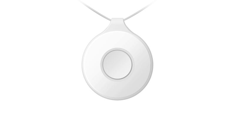 [DS-PDEBP1-EG2-WB] BOTON DE PANICO HIKVISION, PARA USAR COMO COLGANTE O PULSERA