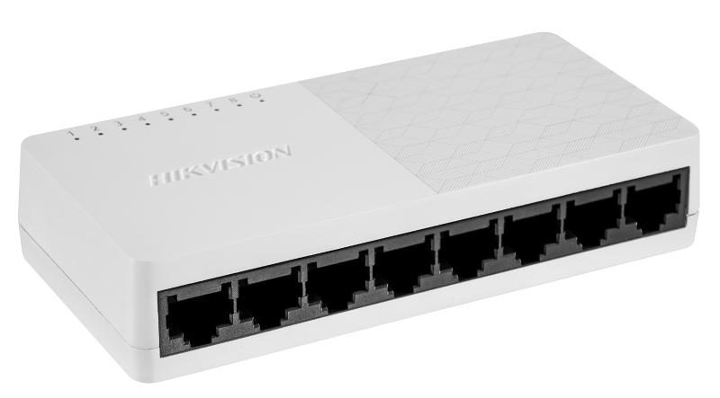 [DS-3E0108D-O] SWITCH HIKVISION, 8P , MINIDESKTOP