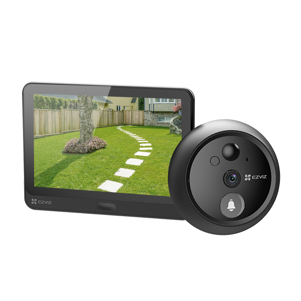 [HP4] KIT VIDEOPORTERO DOMESTICO,EZVIZ, 2 MP, TIMBRE INALAMBRICO (CS-HP4-R100-6E2WPFBS)