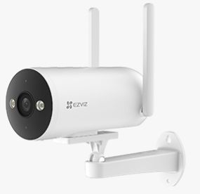CAMARA IP, EZVIZ , EXTERNA, 2K, 4G, 4 MM, MIC, DEFENSA C/LUZ Y SIRENA, COLOR DE NOCHE, DETEC. HUMANOS, SLOT SD, IR 30MT (CS-H5-R201-1H3KFL4GA)