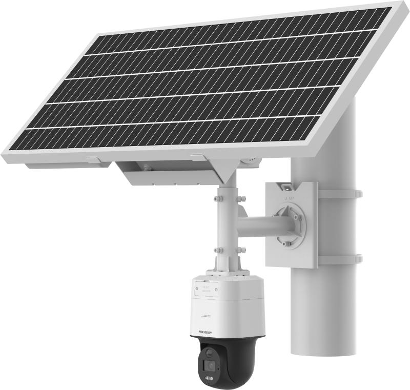 [DS-2XS3Q47G1-LDH/4G] CAMARA IP, HIKVISION, DOMO PT, PANEL SOLAR, COLORVU, 4MP, BATERIA INTEGRADA, 6MM, AUDIO BIDIRECCIONAL, 4G