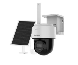 CAMARA IP HIKVISION, PT SOLAR, 4G, 4MP, AUDIO BIDIRECCIONAL, LUZ HIBRIDA 30 M, MICROSD 512 GB, IP66