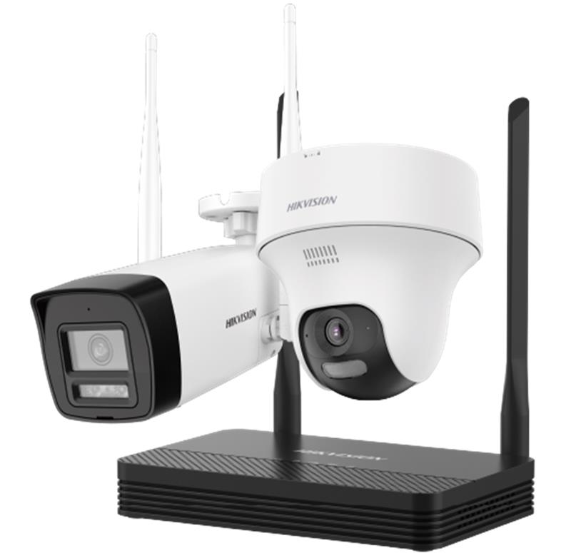 [NKS422W02H] KIT WIFI HIKVISION EASYLINK (NKS422W02H) 2 MEGAS, SE COMPONE DE  NVS (DS-7104NI-S1/W/KIT) + BULLET (DS-2CV1023G2-LIDWF) + TURRET PT (DS-2CV1F23G2-LIDWF),INCLUYE FUENTES, *OPCIONAL: TARJETA MICROSD